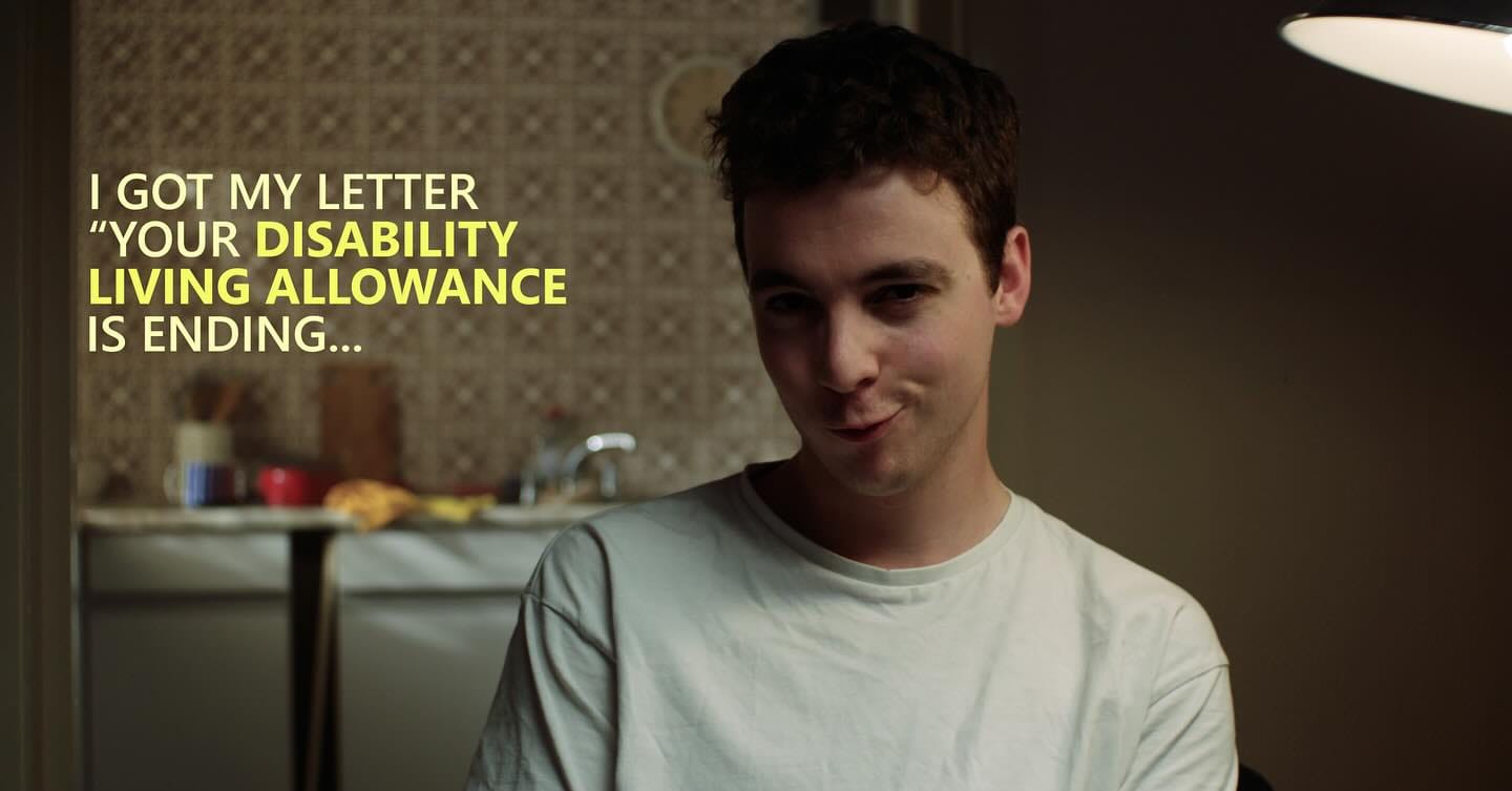 A man smirks at the camera. Text: I GOT MY LETTER 